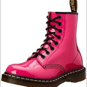 Hot pink doc martens✨💕